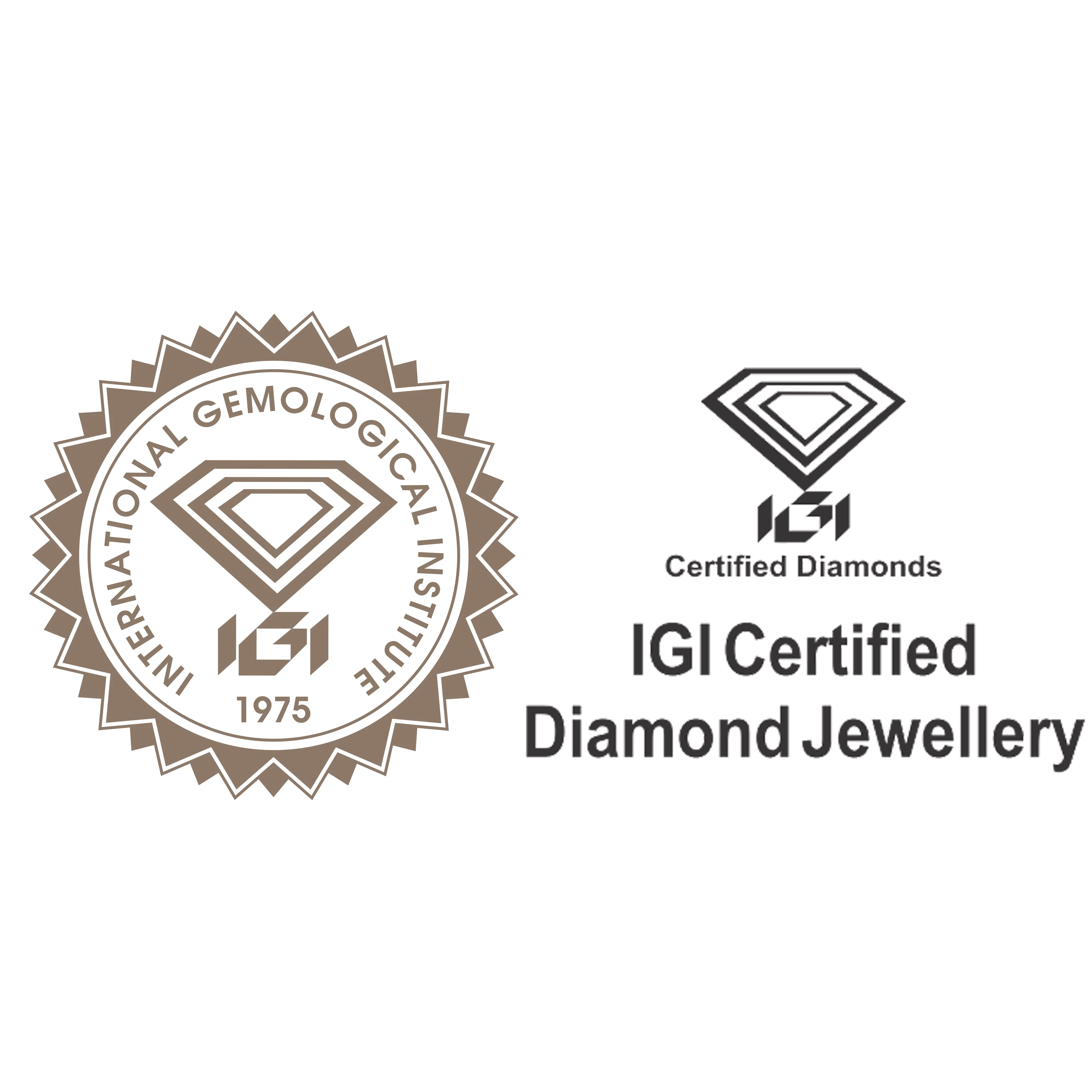 14k Solid White Gold Solitaire Diamond Engagement Ring IGI GIA Lab Grown